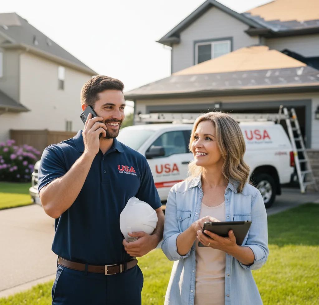 USA Roof Repair Experts customer support in Hadley